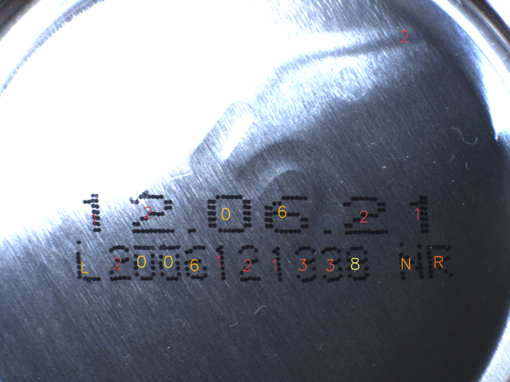 Deep Learning OCR reads successfully on softdrink can