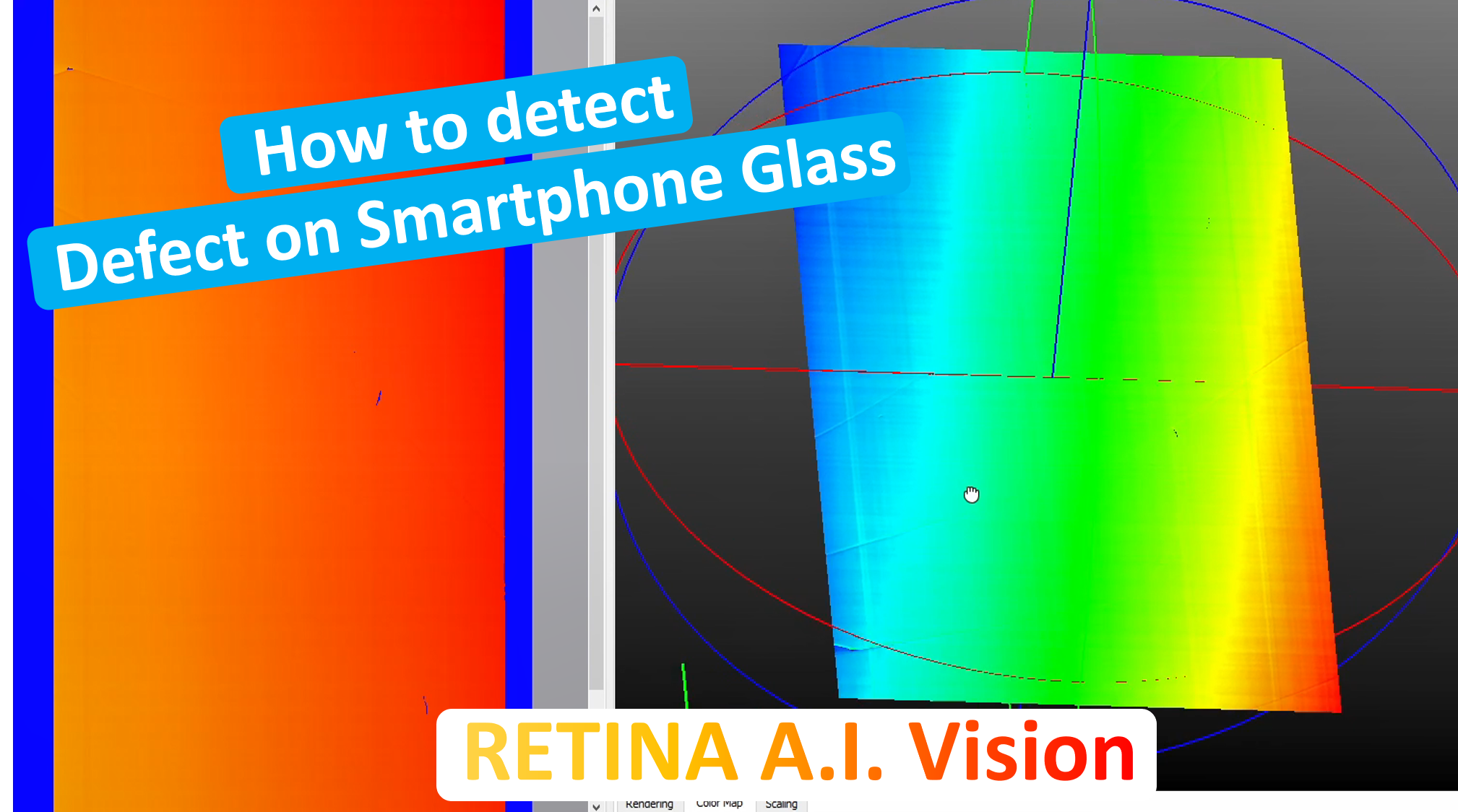 SmartRay 3D scan smartphone glass 3D rendering