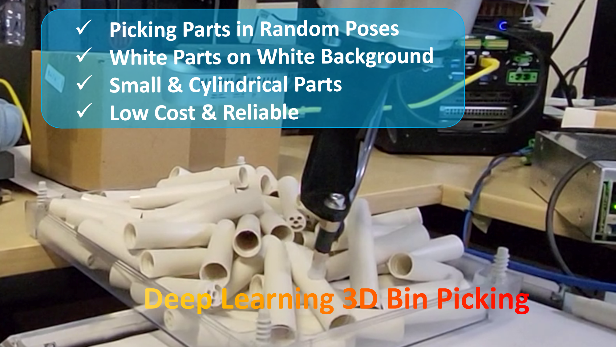 Deep Learning 3D Bin Picking