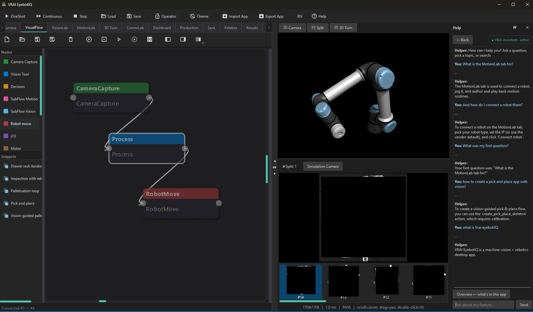 Vision-Robotics-AI Framework allowing to deploy Vision & Robotics easily thanks to the embedded AI agent.