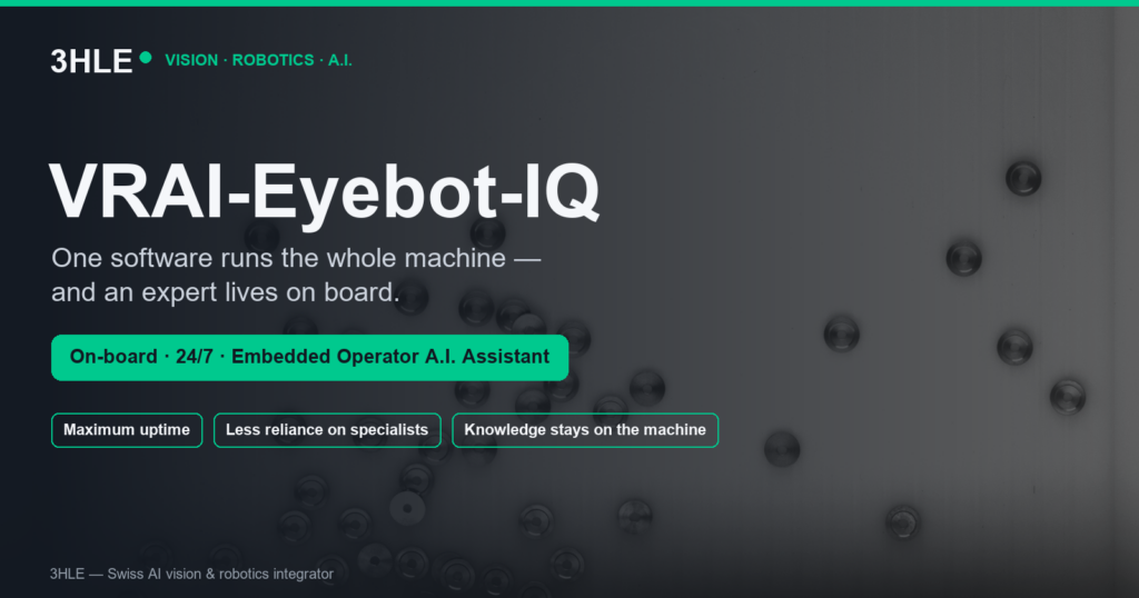 VRAI-Eyebot-IQ — Vision, Robotics and A.I. with an on-board operator A.I. assistant