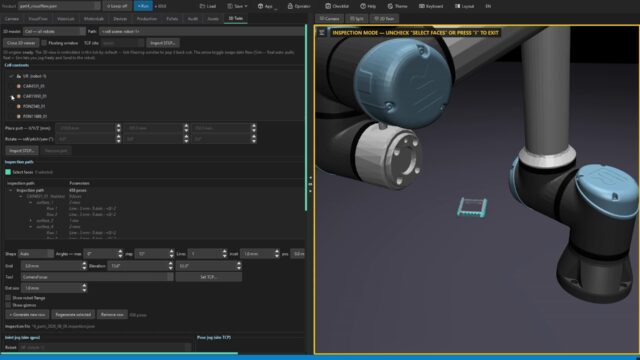 3D inspection paths in seconds with V.R.A.I. Eyebot-IQ